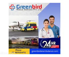 Green Bird Air and Train Ambulance in Patna make your journey comfortable