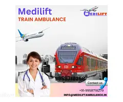 Medilift Train Ambulance from Ranchi with Fabulous Medical Assistance