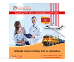 Train Ambulance Service In Lucknow With Doctors Team With Medical Emergency