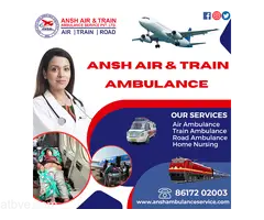 Ansh Air Ambulance Service in Ranchi - Bed-To-Bed Transportation Has Avail