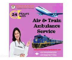 Panchmukhi Train Ambulance Service In Jamshedpur offers advanced Medical Facilities