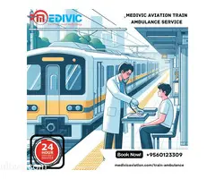 Avail of Medivic Aviation Train Ambulance Services in Patna for Apt Medical Treatment