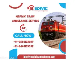 Choose Medivic Train Ambulance Service in Indore to transport patients