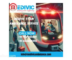 Get Medivic Train Ambulance Service for Patient Rescue Service in Raipur