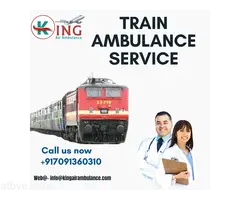 Acquire  King Train Ambulance Service In Dibrugarh At The Most Reasonable Price