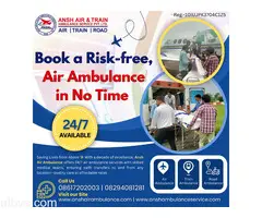 Ansh Air Ambulance Service in Siliguri - Onboard with Medical Assistance