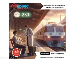 Take Medivic Aviation Train Ambulance Service in Guwahati with Life-saving Medical Facilities