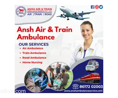 Ansh Air Ambulance Services in Guwahati - Go With All Essential Equipment With Proper Care