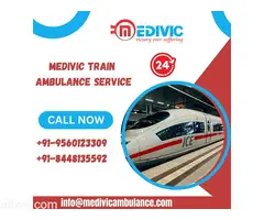 Choose Medivic Train Ambulance Services with a Medical Professional Team in Delhi