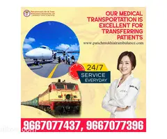 Panchmukhi Train Ambulance Service In Banglore Safer Than Any Other Transportation