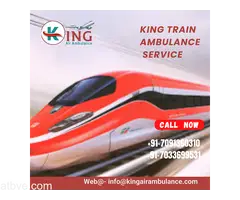 Pick King Train Ambulance Services In Varanasi  For Hi Teach Medical Facility