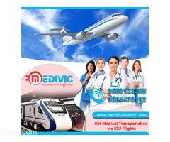 Book Medivic Train Ambulance in Patna - Needs Quick Medical Transportation