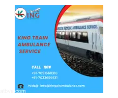 Get King Train Ambulance Services in Dibrugarh with Cardiac Monitor Equipment