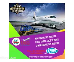 King Train Ambulance in Patna provide Patient transportation at the low price