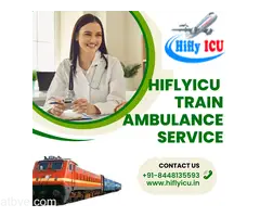 Emergency Medical Transportation Train Ambulance Service in Allahabad by Hiflyicu