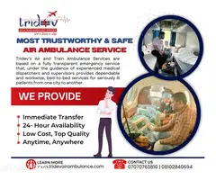 Tridev Air Ambulance Services in Mumbai - Get The Frequent Flight