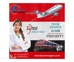 Get Falcon Train Ambulance in Mumbai with state-of-the-art medical equipment