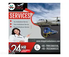 King Train Ambulance Service In Patna With Qualifies Medical Team