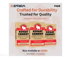 Kohat Cement Now Available at Zarea Limited