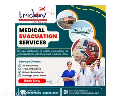 All Medical Tools Heal the Patient’s Situation – Tridev Air Ambulance in Services Ranchi