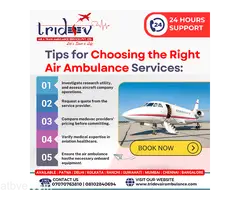 Start To Travel in Any - Tridev Air Ambulance Service in Kolkata