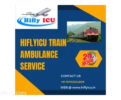 Train Ambulance Service in Indore by Hiflyicu- ICU setup Train Ambulance Services