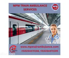 Avail of MPM Train Ambulance Services in Kolkata with Transportation Support