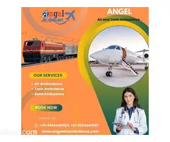 Book Superb Angel Air and Train Ambulance Service in Jamshedpur at a Nominal Cost