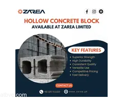 Hollow Concrete Block Available on Zarea Limited