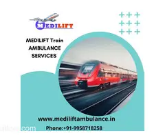 Choose Excellent Medical Support Medilift Train Ambulance Service in Silchar at an Affordable Rate