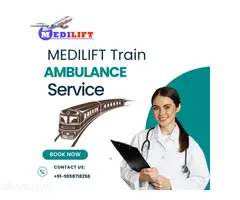 Avail reasonably cost Services of Medilift Train Ambulance in Silchar