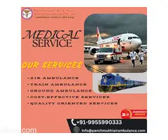 Panchmukhi Train Ambulance Service equipment in Kolkata and the instrumentalities and attentiveness