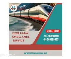 Select King Train Ambulance Service in Silchar with a Dedicated Doctor Team to Transfer the Patient